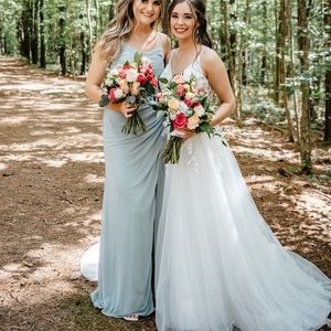 Azazie Agave Deandra Bridesmaid Dress